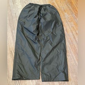 Five Rock Work  Lined Mens‎ Pants Drawstring Green Nylon 3XL Ankle Zip Opening